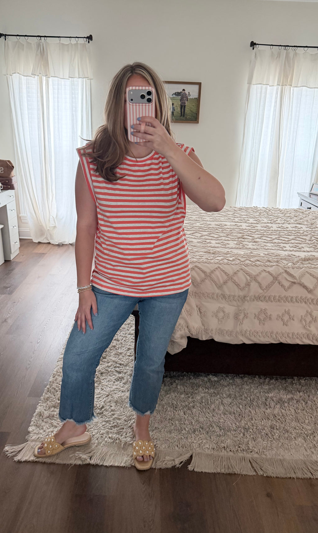 Striped Sleeveless Top