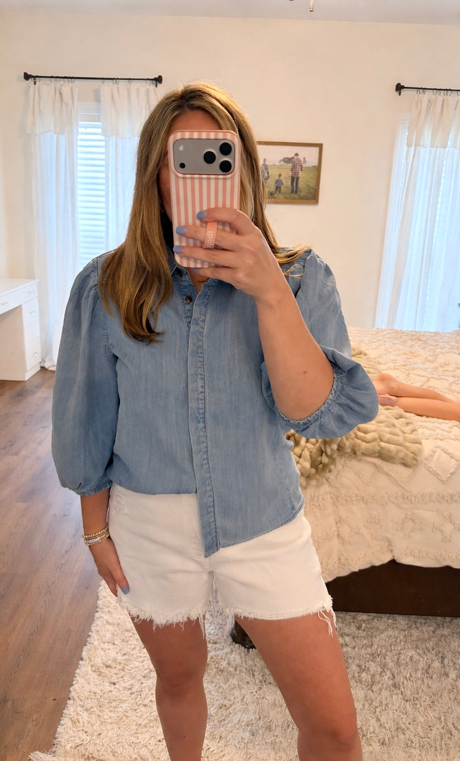Chambray Blouse