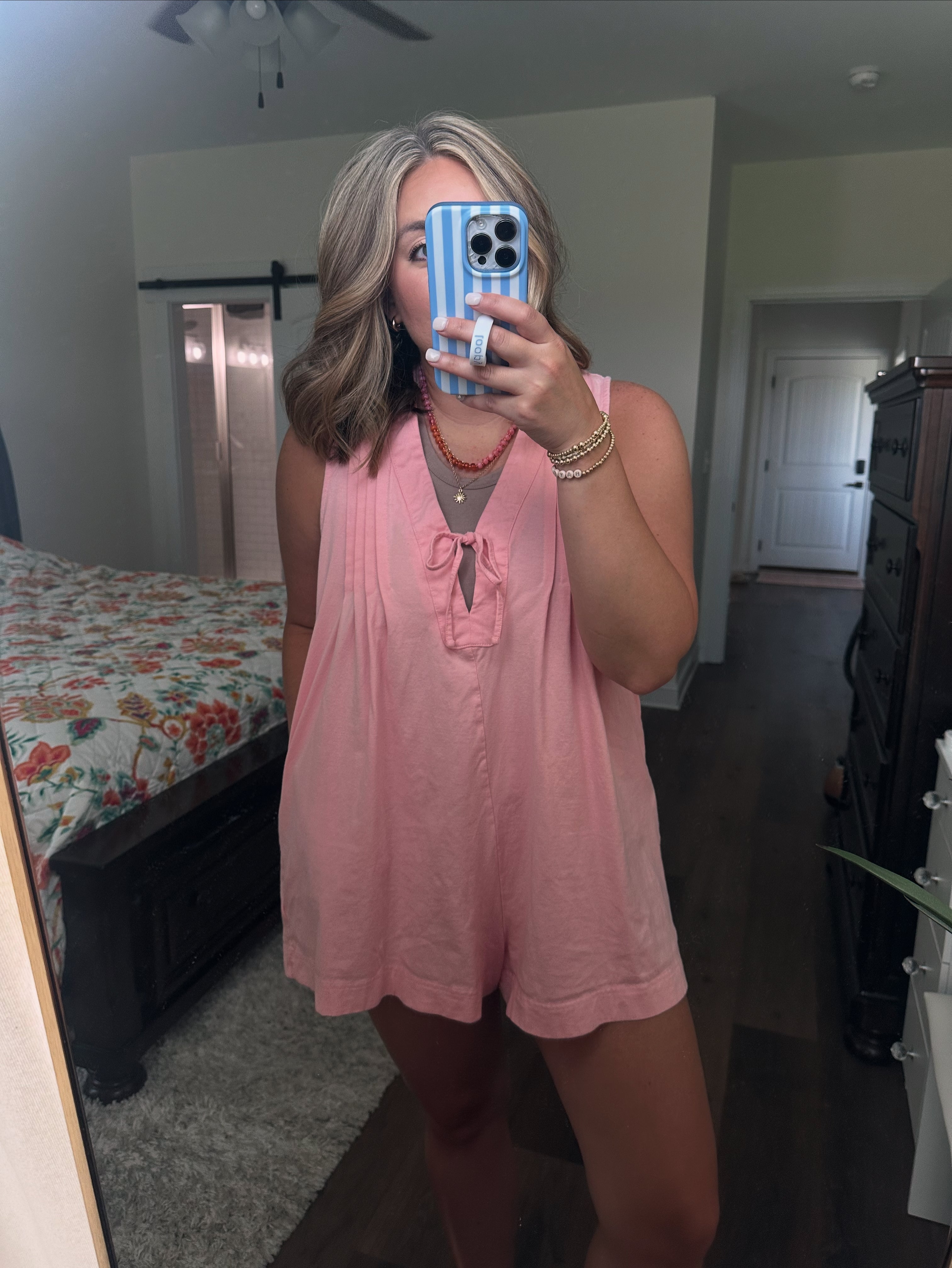 Peach Romper