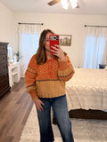 Orange Nora Sweater