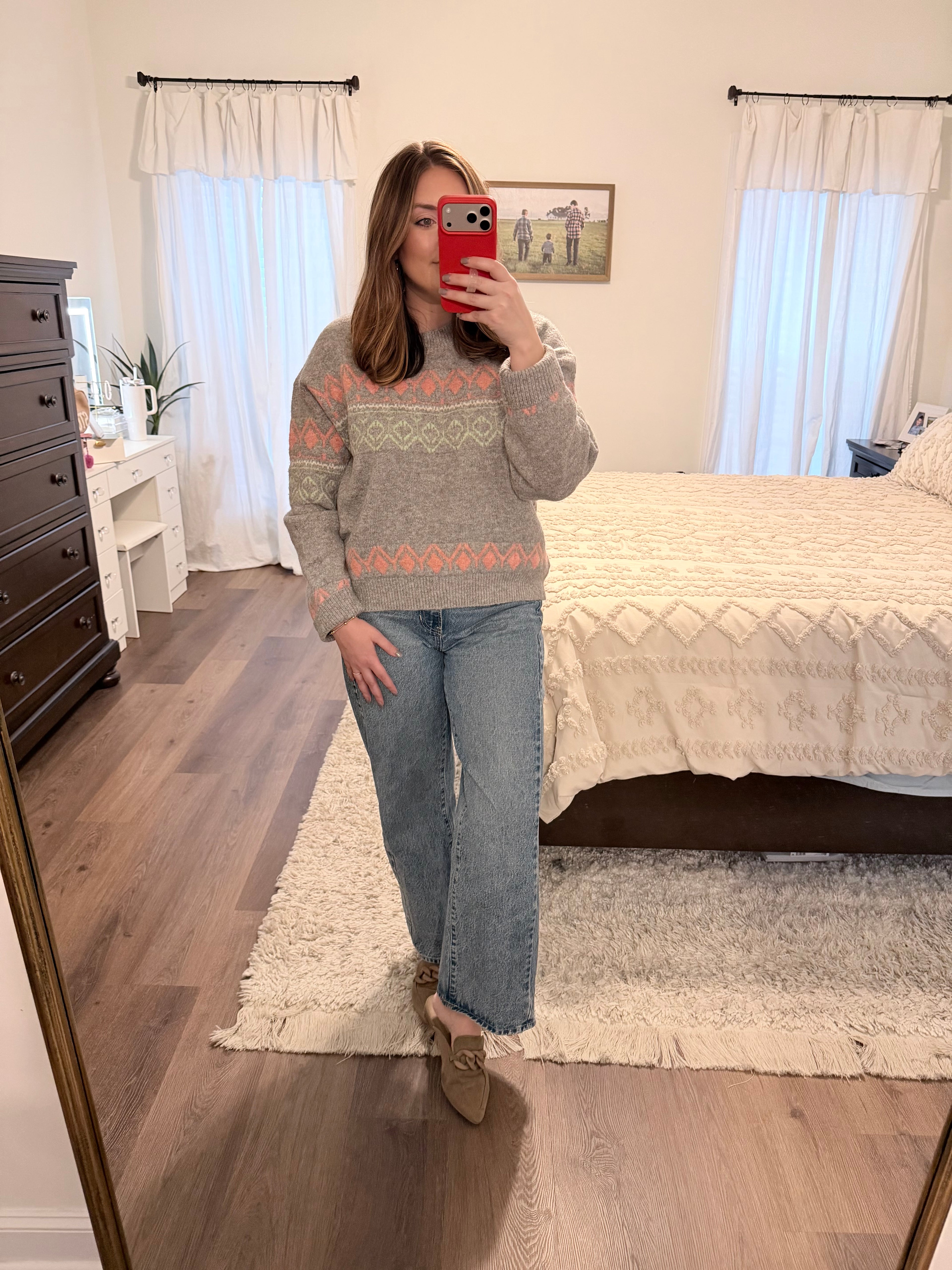 Geometric Knit Sweater